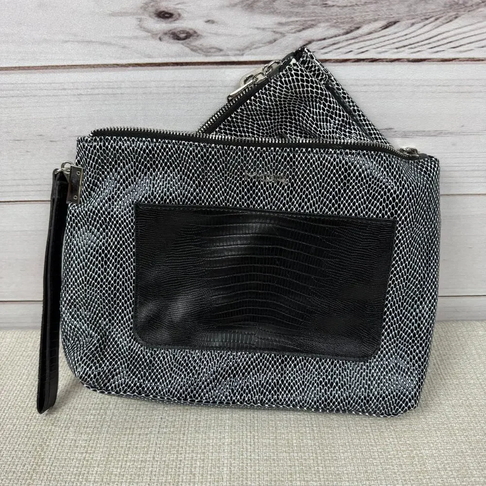 MOR Travel‎ Bags Cosmetics Travel Lot of 2 Black Gray